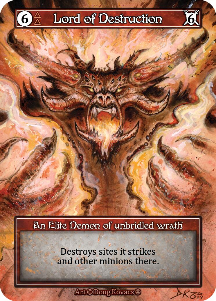 Lord of Destruction (Foil) [Gothic] | Exor Games New Glasgow