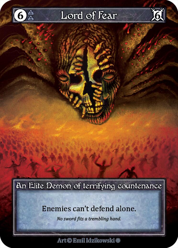 Lord of Fear (Foil) [Gothic] | Exor Games New Glasgow
