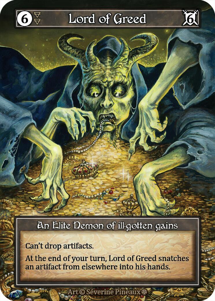 Lord of Greed (Foil) [Gothic] | Exor Games New Glasgow