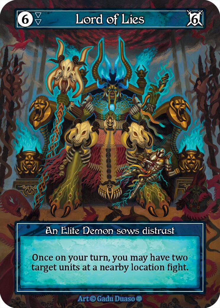 Lord of Lies (Foil) [Gothic] | Exor Games New Glasgow
