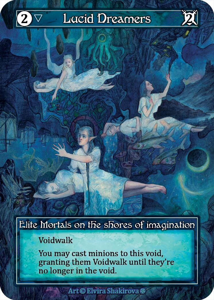 Lucid Dreamers (Foil) [Gothic] | Exor Games New Glasgow