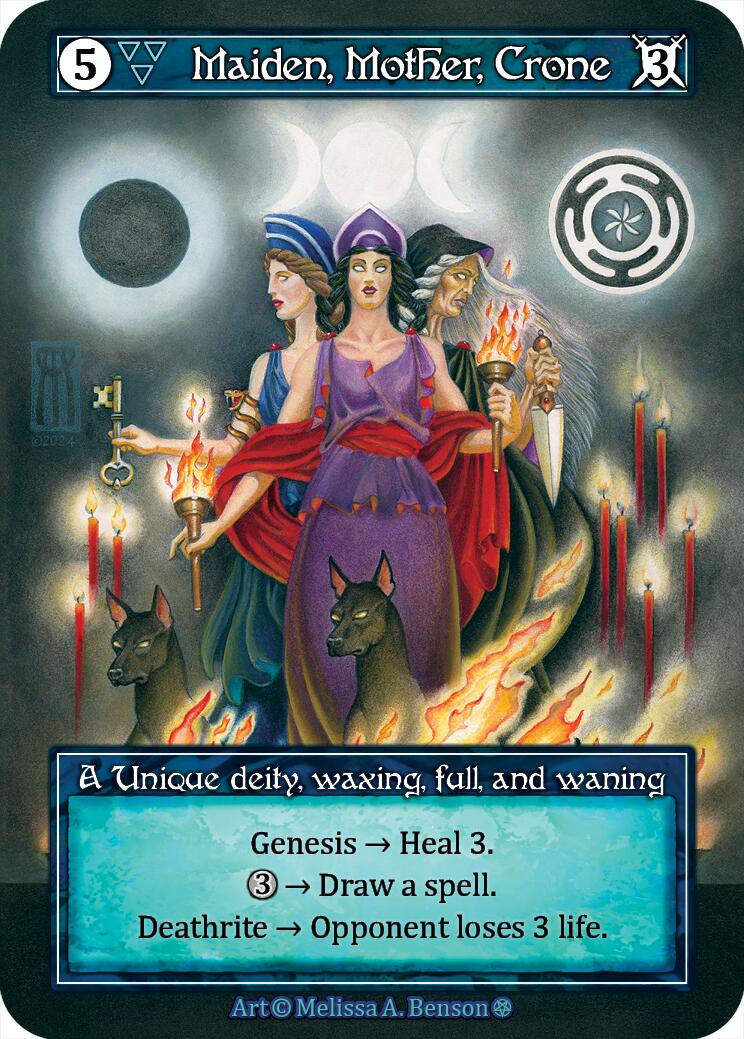 Maiden, Mother, Crone (Foil) [Gothic] | Exor Games New Glasgow
