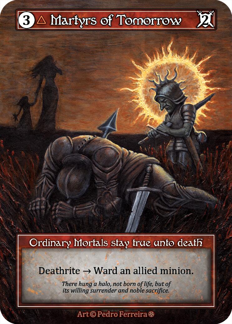 Martyrs of Tomorrow (Foil) [Gothic] | Exor Games New Glasgow