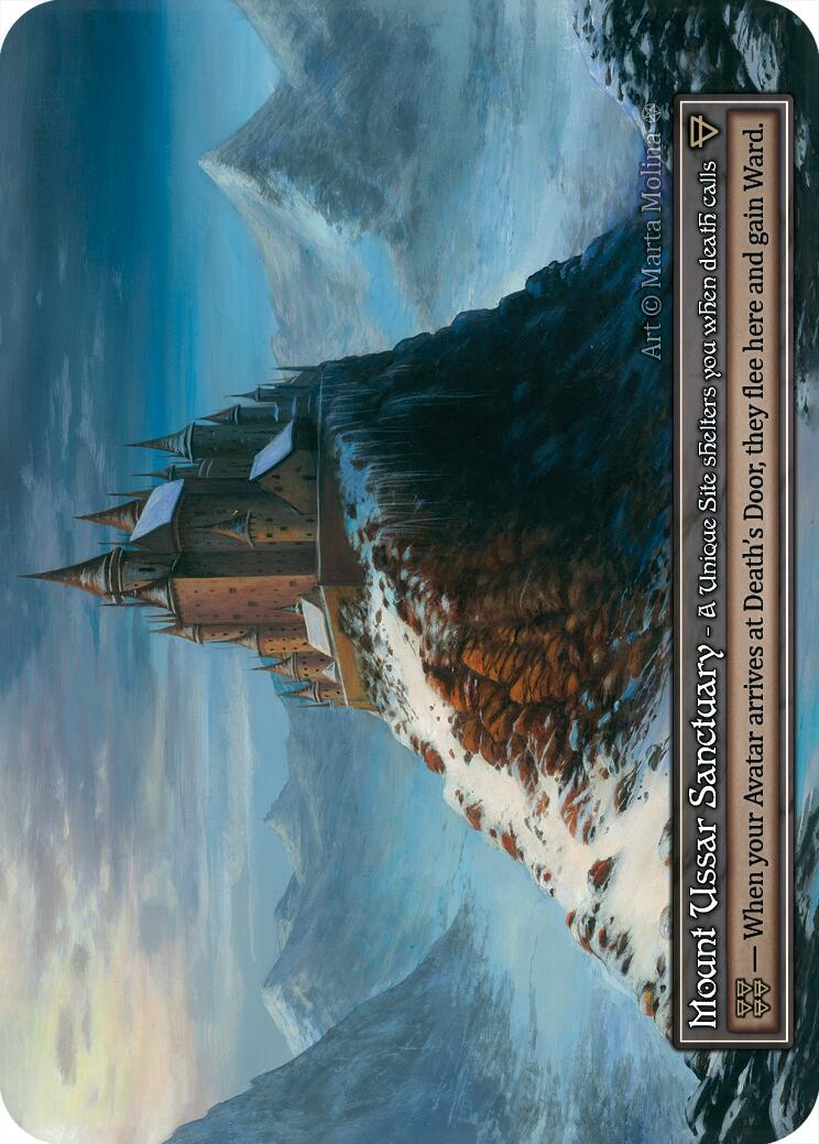 Mount Ussar Sanctuary (Foil) [Gothic] | Exor Games New Glasgow