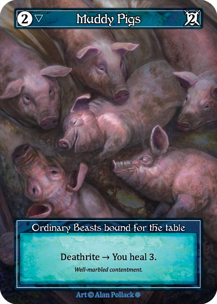 Muddy Pigs (Foil) [Gothic] | Exor Games New Glasgow