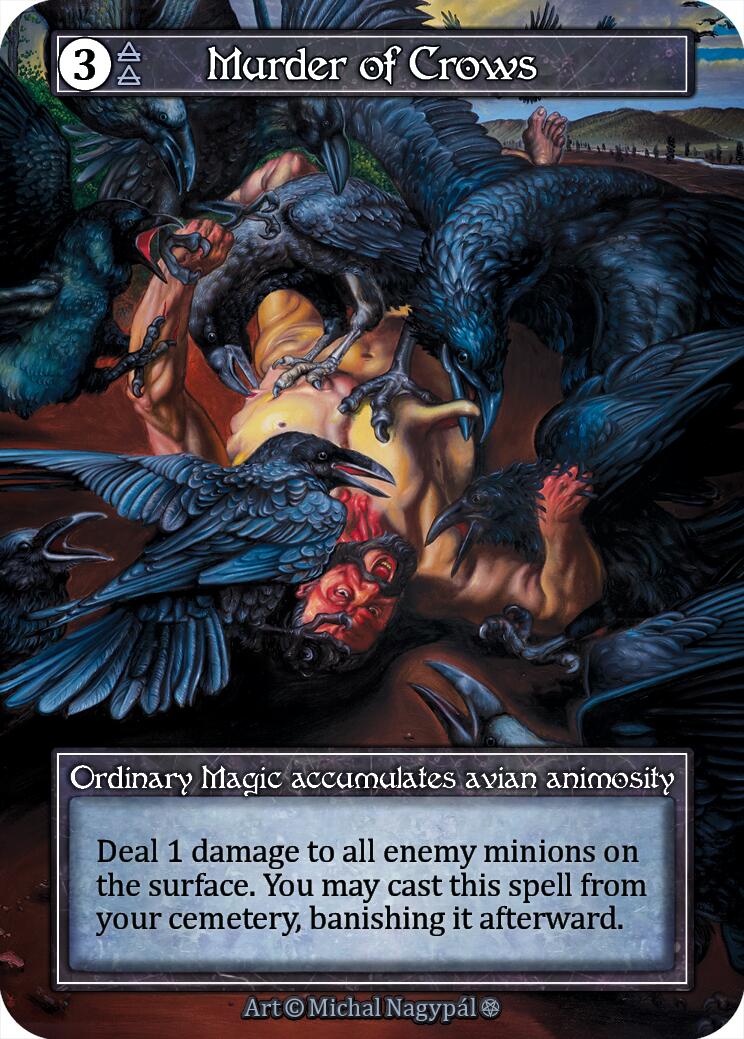 Murder of Crows (Foil) [Gothic] | Exor Games New Glasgow