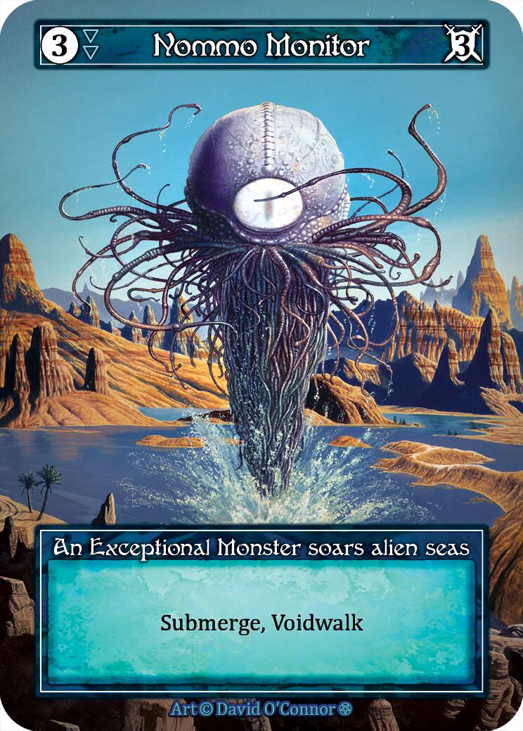 Nommo Monitor (Foil) [Gothic] | Exor Games New Glasgow