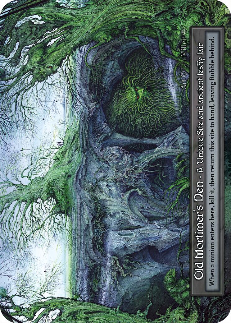 Old Mortimer's Den (Foil) [Gothic] | Exor Games New Glasgow