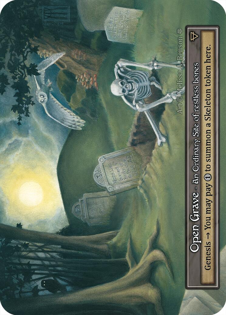 Open Grave (Foil) [Gothic] | Exor Games New Glasgow