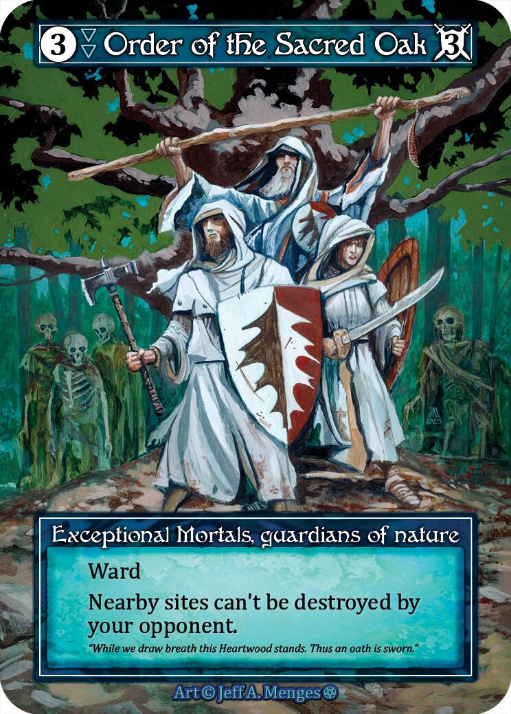 Order of the Sacred Oak (Foil) [Gothic] | Exor Games New Glasgow