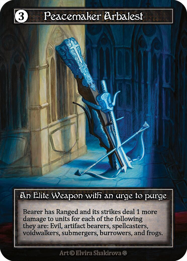 Peacemaker Arbalest (Foil) [Gothic] | Exor Games New Glasgow