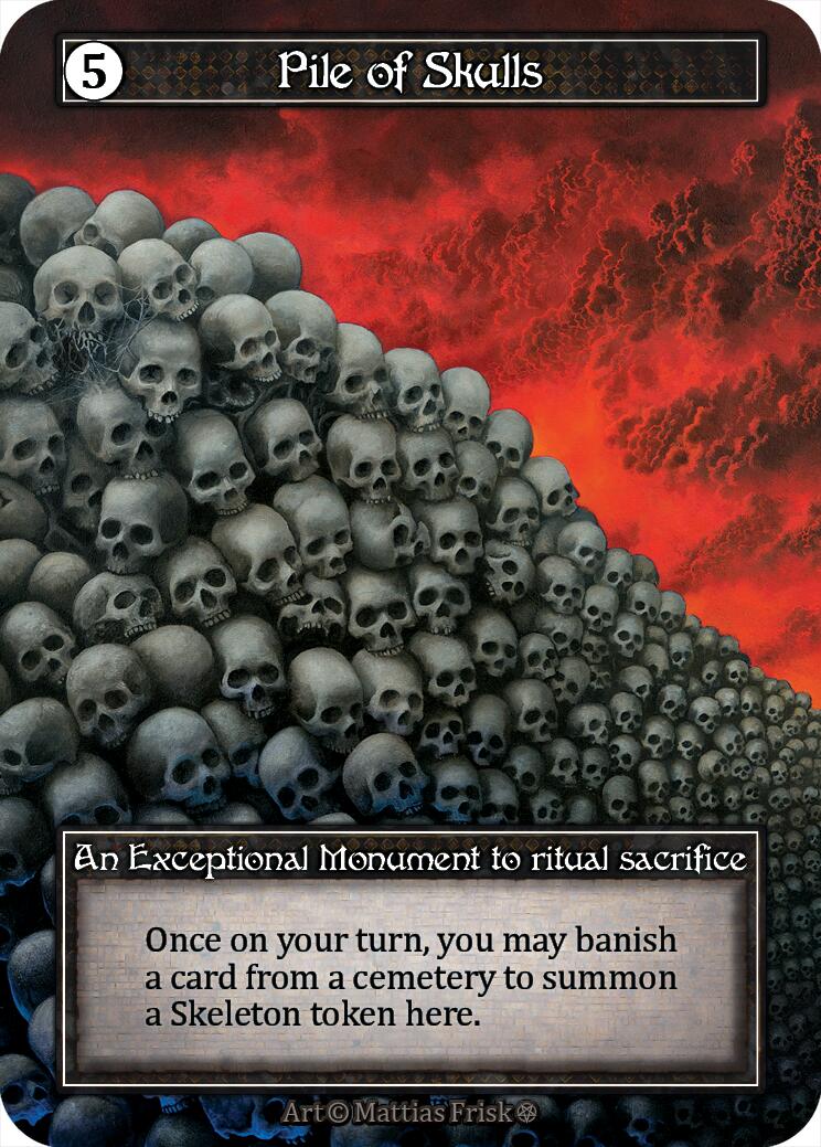 Pile of Skulls (Foil) [Gothic] | Exor Games New Glasgow