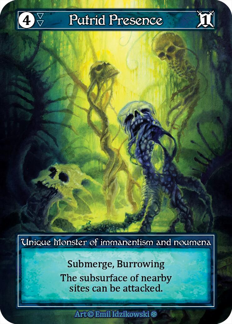 Putrid Presence (Foil) [Gothic] | Exor Games New Glasgow