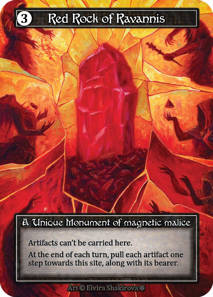 Red Rock of Ravannis (Foil) [Gothic] | Exor Games New Glasgow