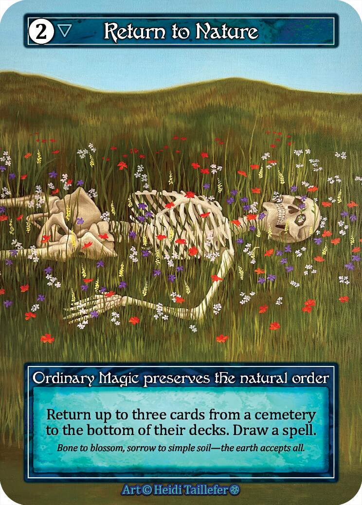 Return to Nature (Foil) [Gothic] | Exor Games New Glasgow