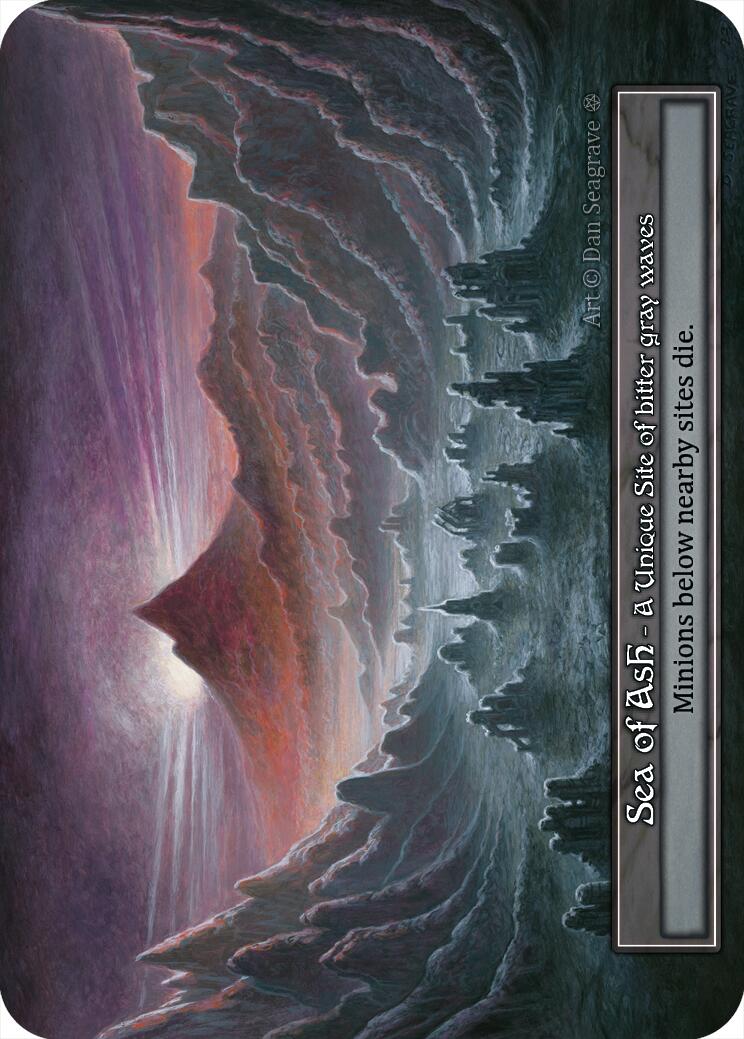 Sea of Ash (Foil) [Gothic] | Exor Games New Glasgow