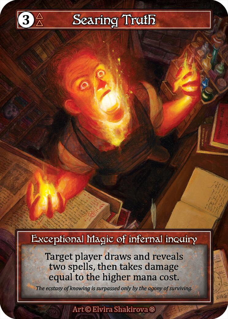 Searing Truth (Foil) [Gothic] | Exor Games New Glasgow
