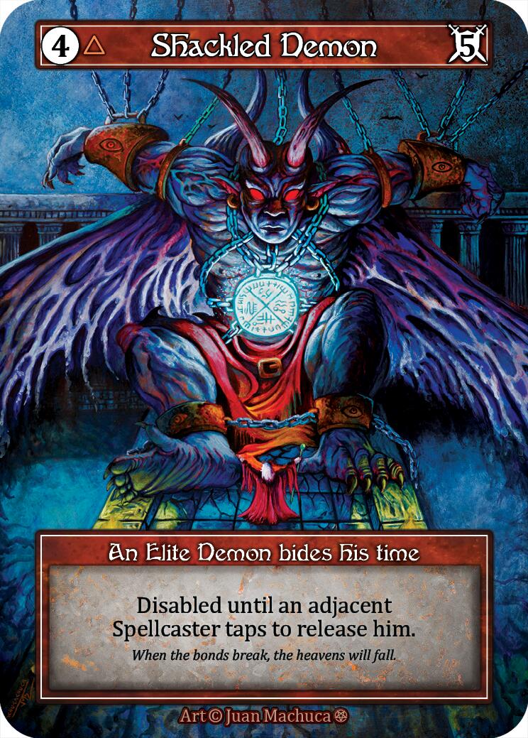 Shackled Demon (Foil) [Gothic] | Exor Games New Glasgow