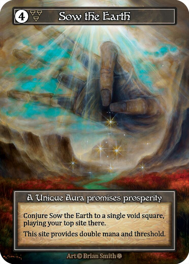 Sow the Earth (Foil) [Gothic] | Exor Games New Glasgow