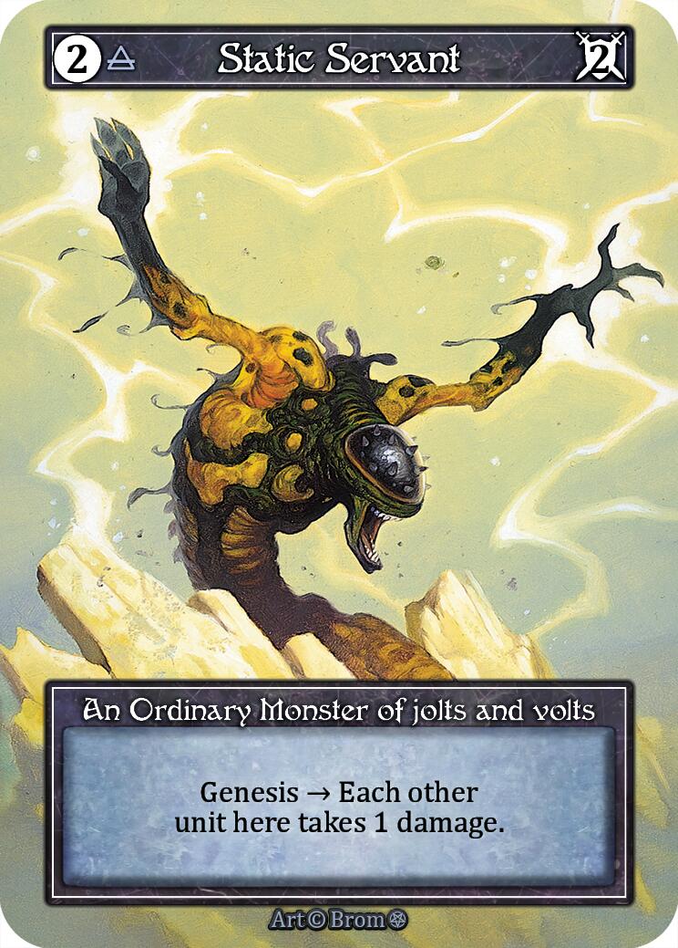 Static Servant (Foil) [Gothic] | Exor Games New Glasgow