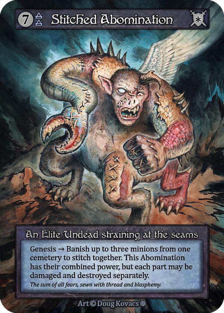 Stitched Abomination [Gothic] | Exor Games New Glasgow
