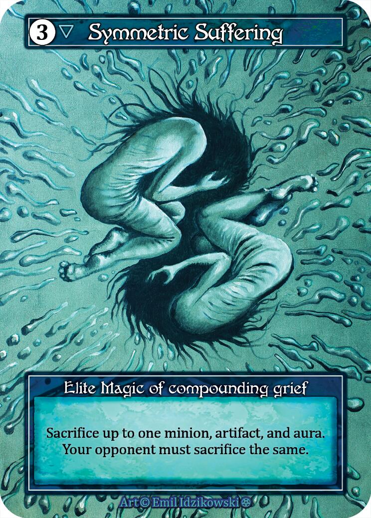 Symmetric Suffering (Foil) [Gothic] | Exor Games New Glasgow