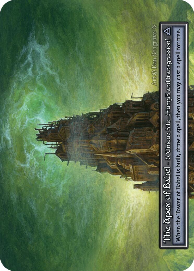 The Apex of Babel (Foil) [Gothic] | Exor Games New Glasgow