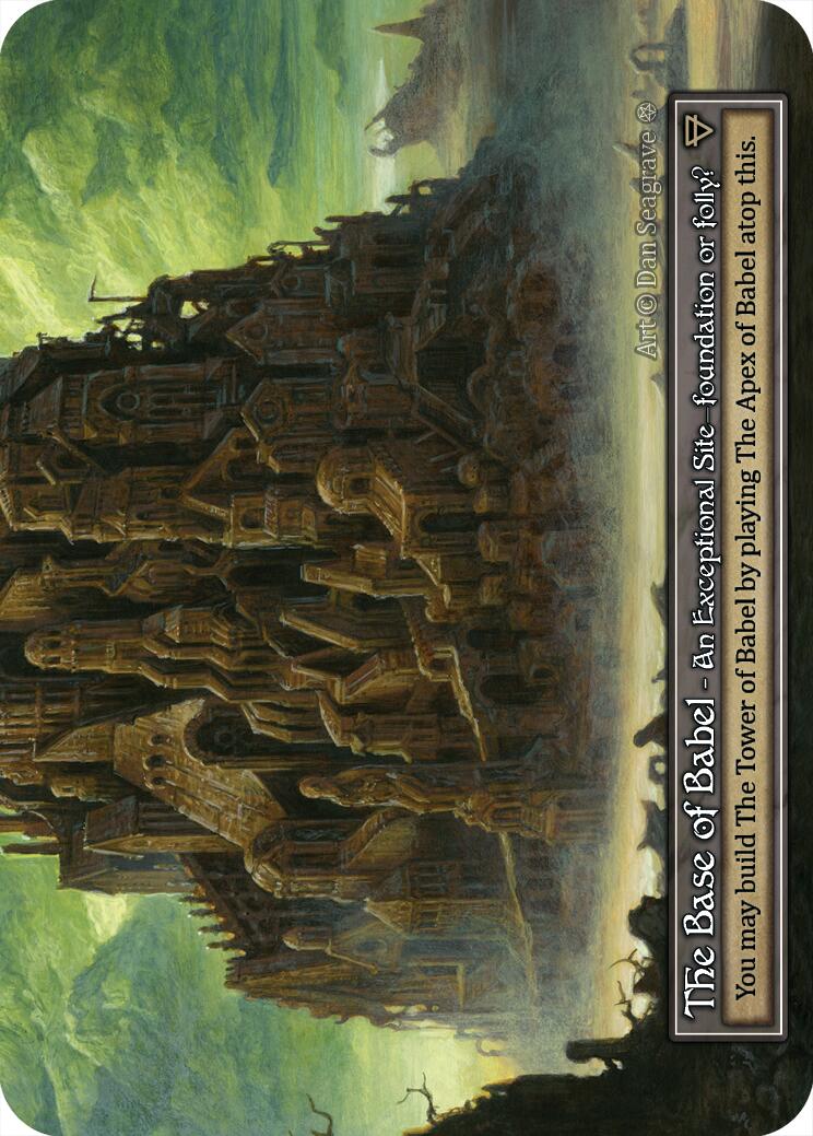 The Base of Babel (Foil) [Gothic] | Exor Games New Glasgow