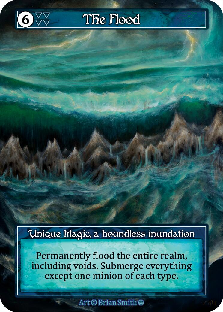 The Flood (Foil) [Gothic] | Exor Games New Glasgow