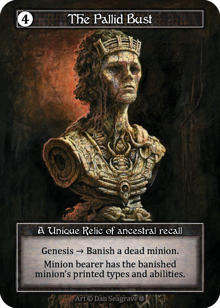 The Pallid Bust (Foil) [Gothic] | Exor Games New Glasgow