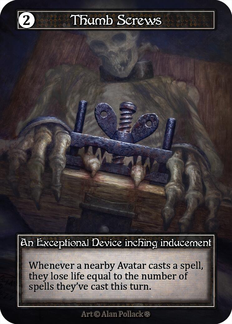 Thumb Screws (Foil) [Gothic] | Exor Games New Glasgow