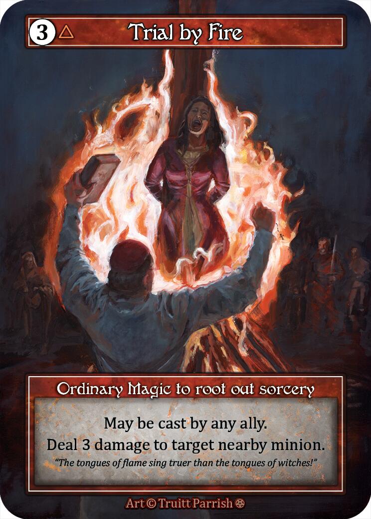 Trial by Fire (Foil) [Gothic] | Exor Games New Glasgow