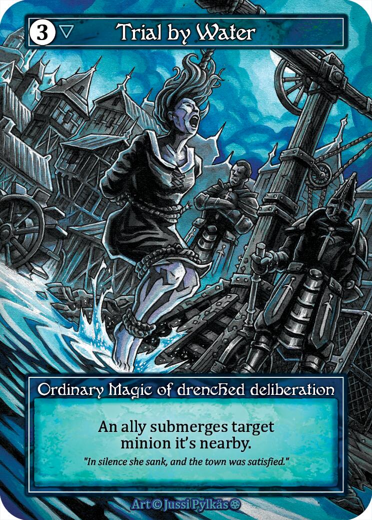 Trial by Water (Foil) [Gothic] | Exor Games New Glasgow