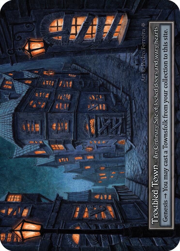 Troubled Town (Foil) [Gothic] | Exor Games New Glasgow