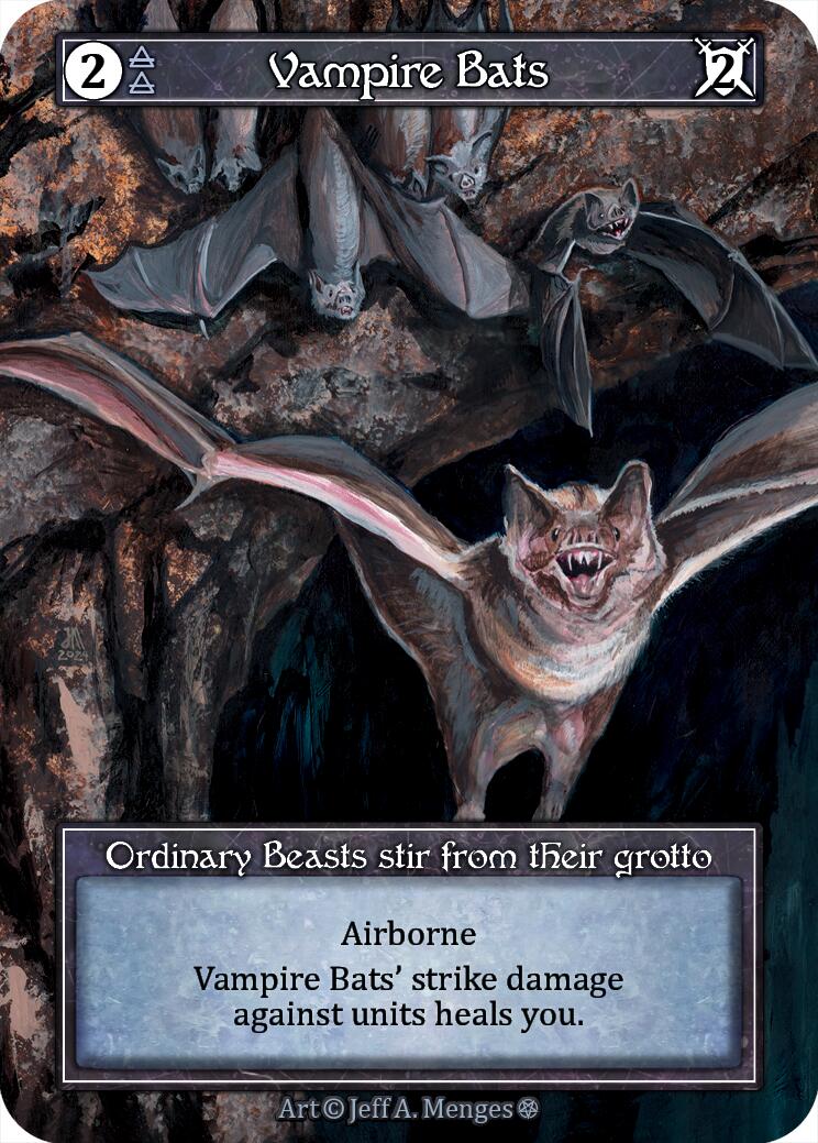 Vampire Bats (Foil) [Gothic] | Exor Games New Glasgow