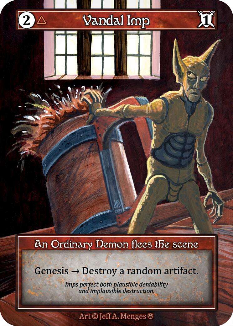 Vandal Imp (Foil) [Gothic] | Exor Games New Glasgow