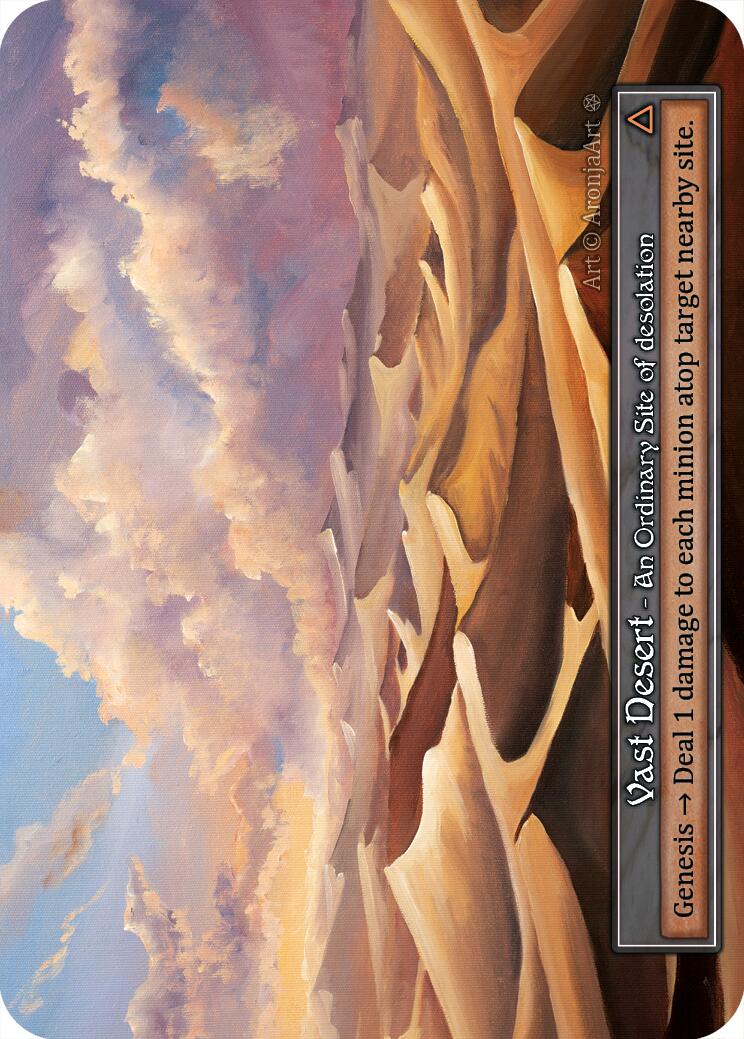 Vast Desert (Foil) [Gothic] | Exor Games New Glasgow