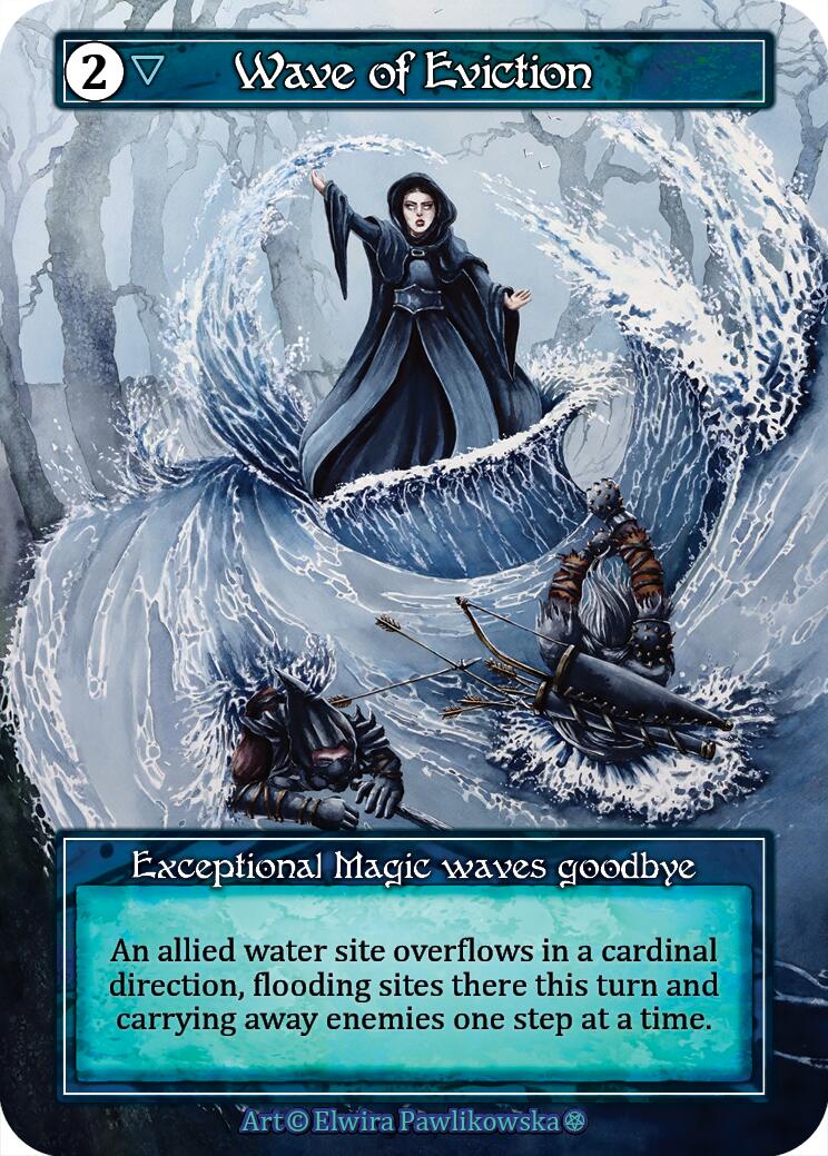 Wave of Eviction (Foil) [Gothic] | Exor Games New Glasgow