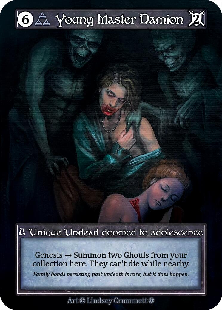 Young Master Damion (Foil) [Gothic] | Exor Games New Glasgow