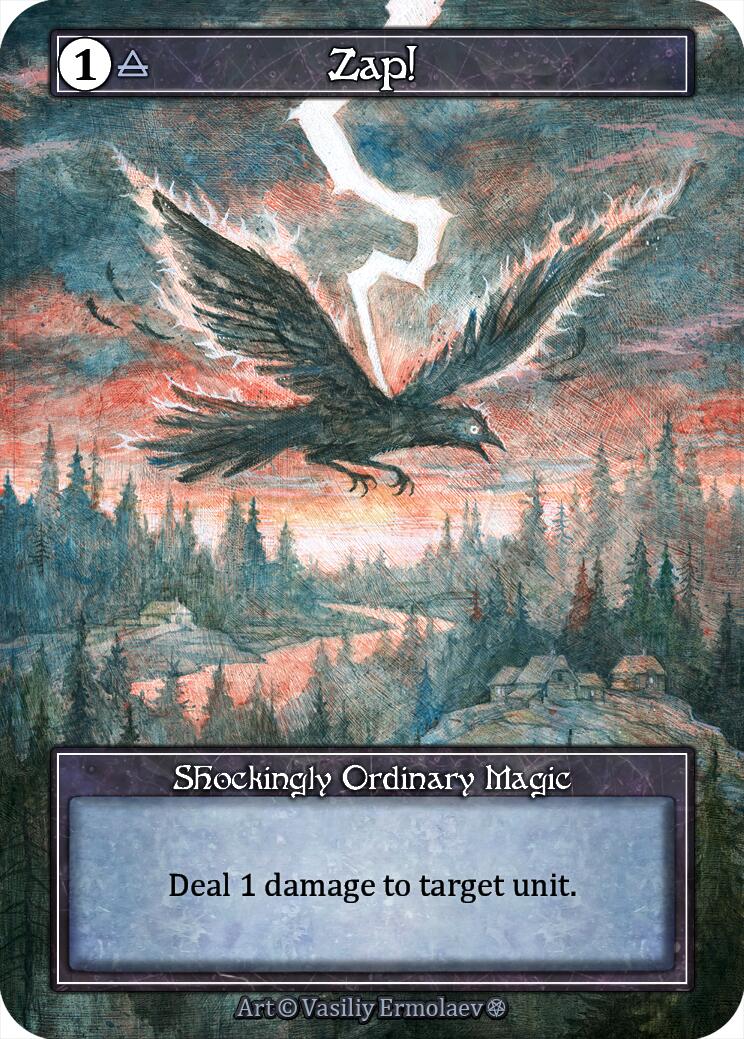 Zap! (Foil) [Gothic] | Exor Games New Glasgow