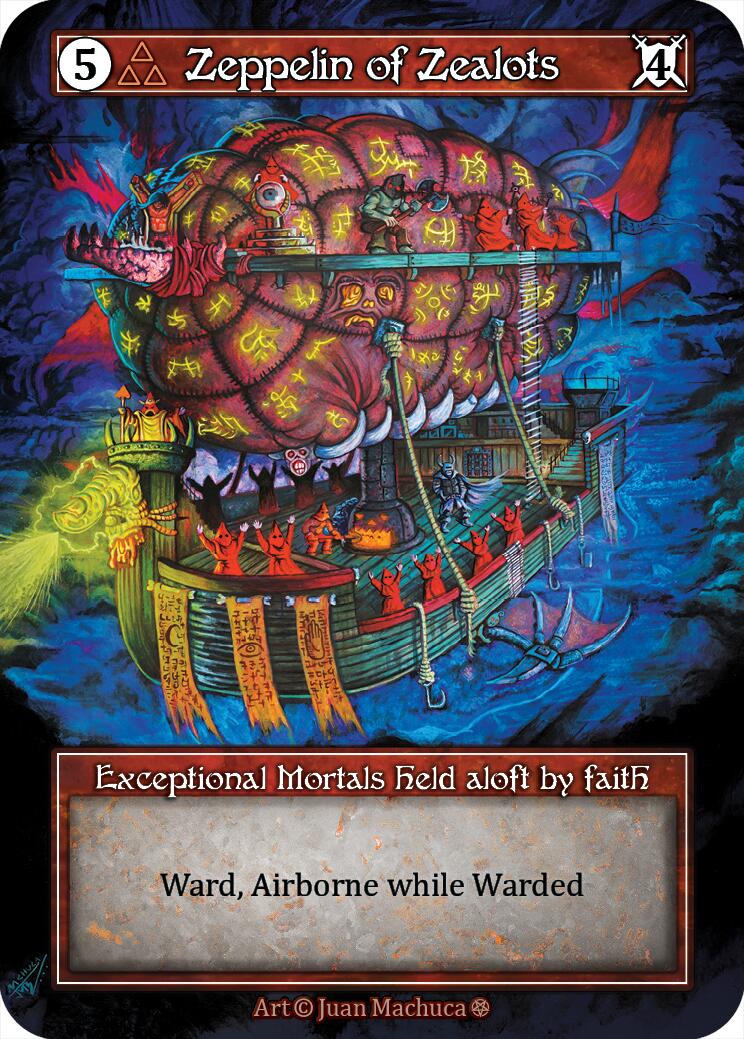 Zeppelin of Zealots (Foil) [Gothic] | Exor Games New Glasgow