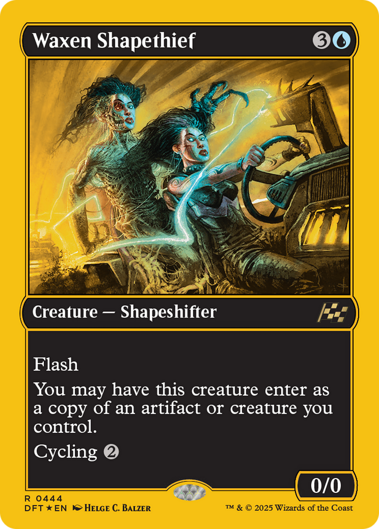 Waxen Shapethief (First-Place Foil) [Aetherdrift] | Exor Games New Glasgow