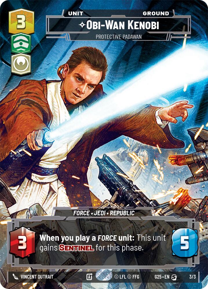 Obi-Wan Kenobi - Protective Padawan (3/3) (3/3) [2025 Convention Exclusive] | Exor Games New Glasgow