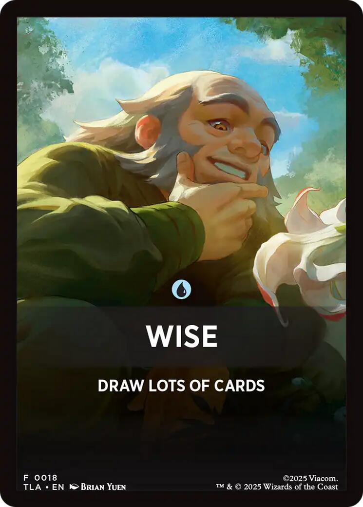 Wise Theme Card [Avatar: The Last Airbender Tokens] | Exor Games New Glasgow