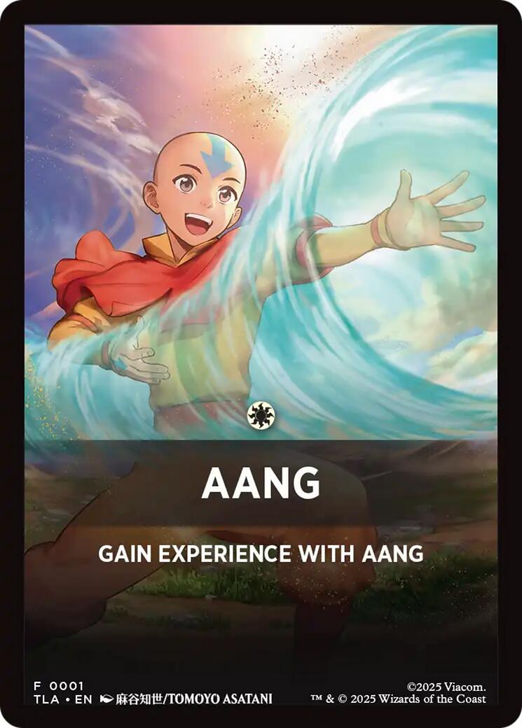 Aang Theme Card [Avatar: The Last Airbender Tokens] | Exor Games New Glasgow