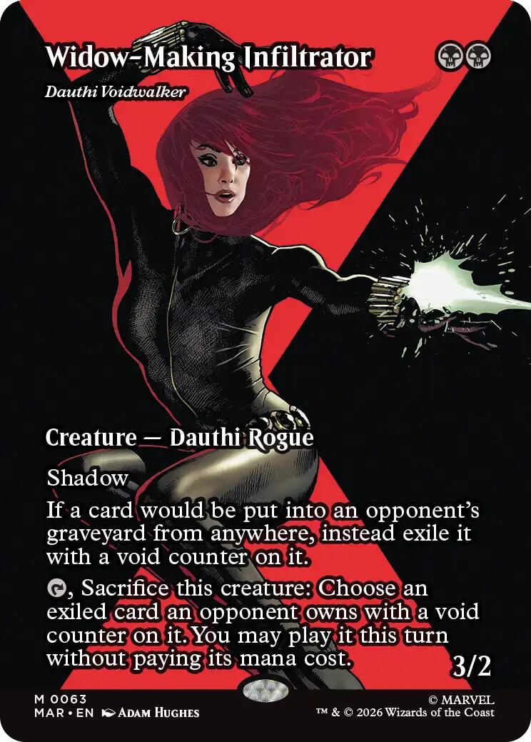 Widow-Making Infiltrator - Dauthi Voidwalker (Borderless) [Marvel Universe: Eternal-Legal] | Exor Games New Glasgow