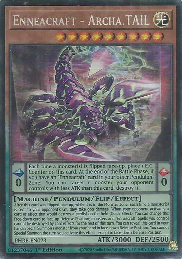 Enneacraft - Archa.TAIL (CR) [PHRE-EN023] Collector's Rare | Exor Games New Glasgow