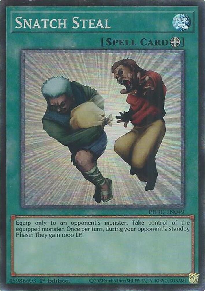 Snatch Steal (CR) [PHRE-EN049] Collector's Rare | Exor Games New Glasgow