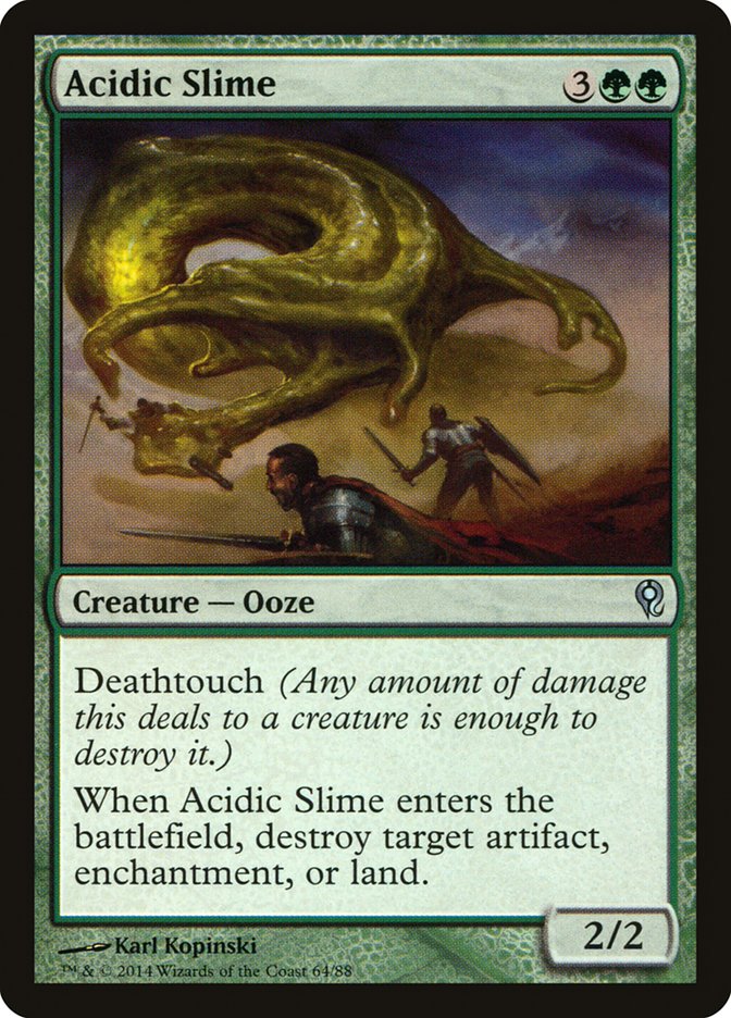 Acidic Slime [Duel Decks: Jace vs. Vraska] | Exor Games New Glasgow