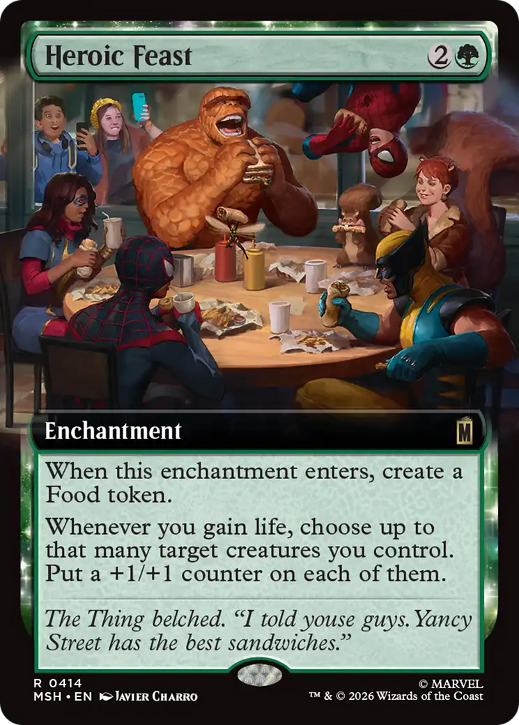 Heroic Feast (Extended Art) [Marvel Super Heroes] | Exor Games New Glasgow
